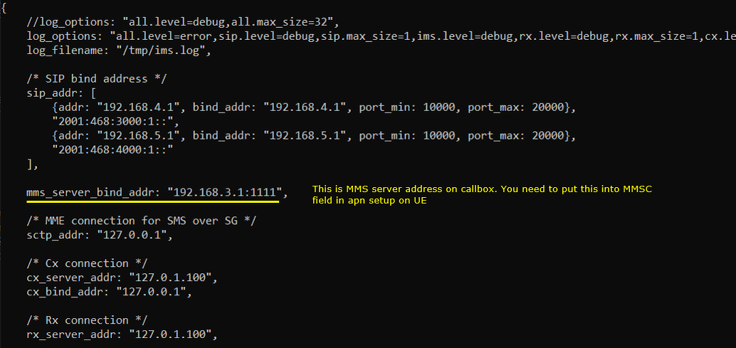 LTE IMS MMS Config 06