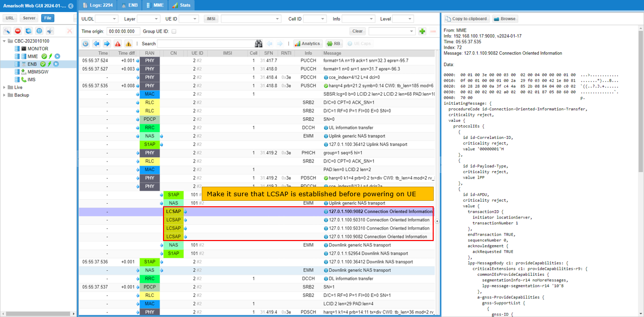 LTE LPP Test1 Log 01