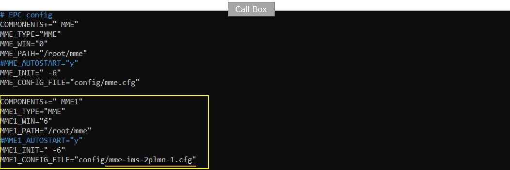 LTE MOCN Configuration ots 1