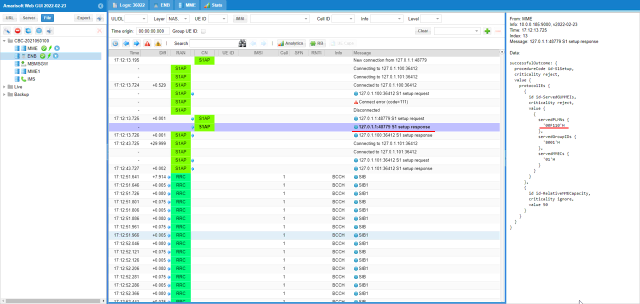 LTE MOCN Log 06