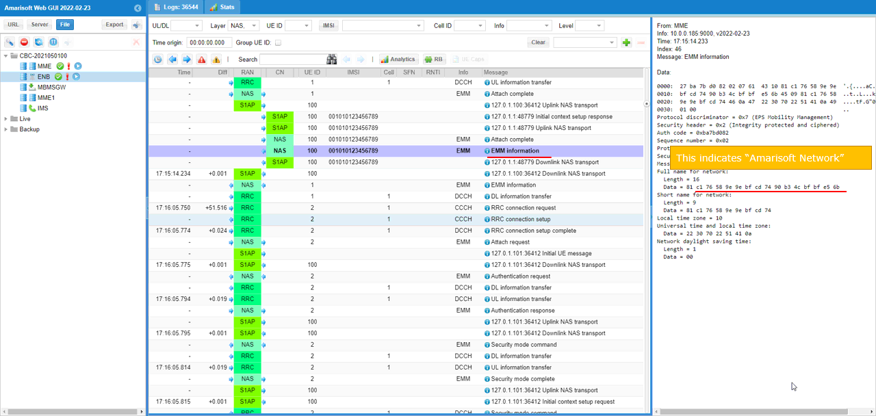 LTE MOCN Log 13