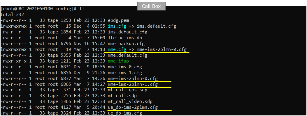 LTE MOCN mme Config 01