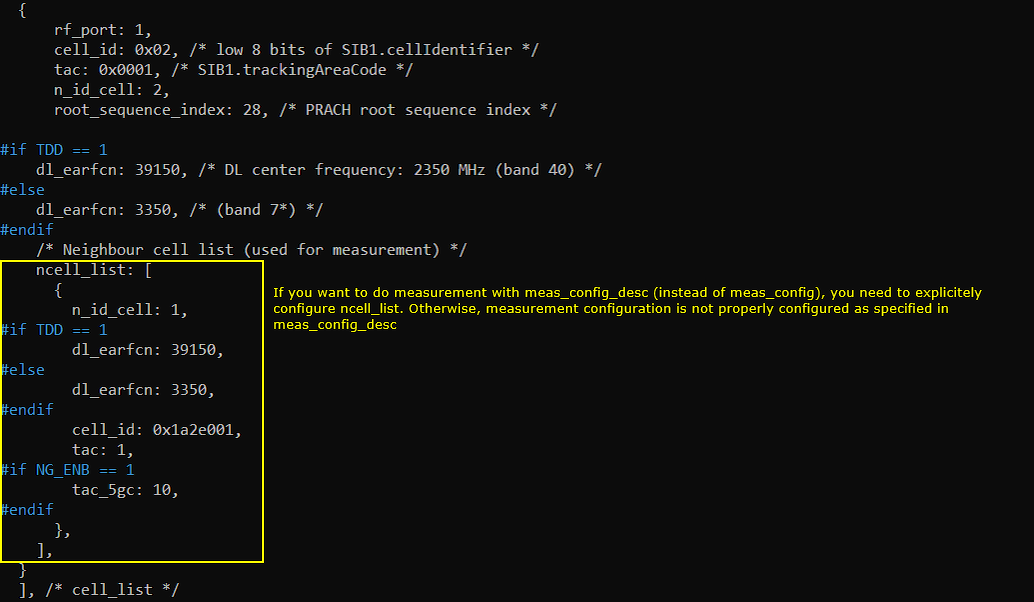 LTE Meas Test 1 Config 04