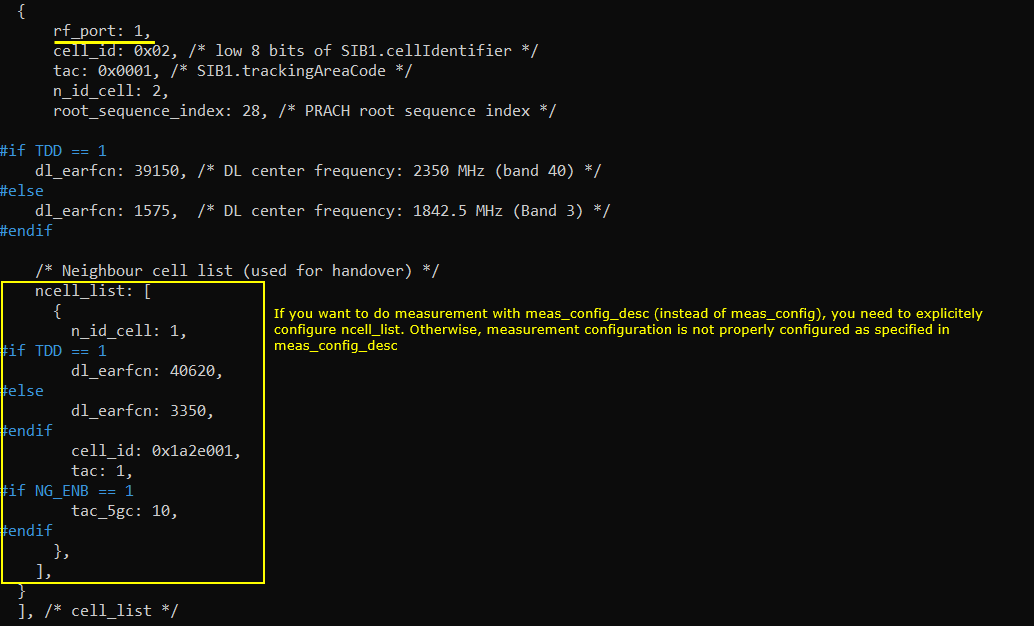 LTE Meas Test 2 Config 04