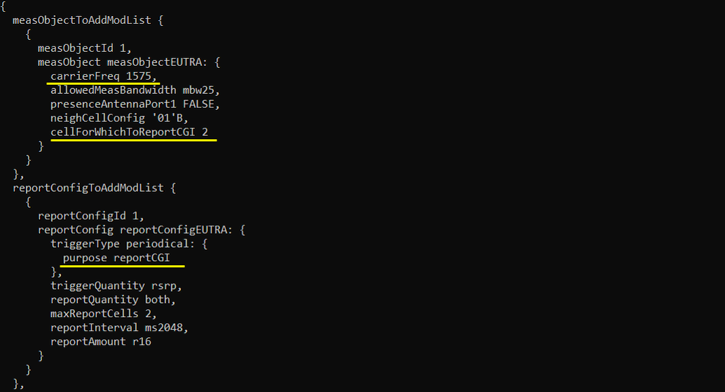 LTE Meas Test 5 Config 05