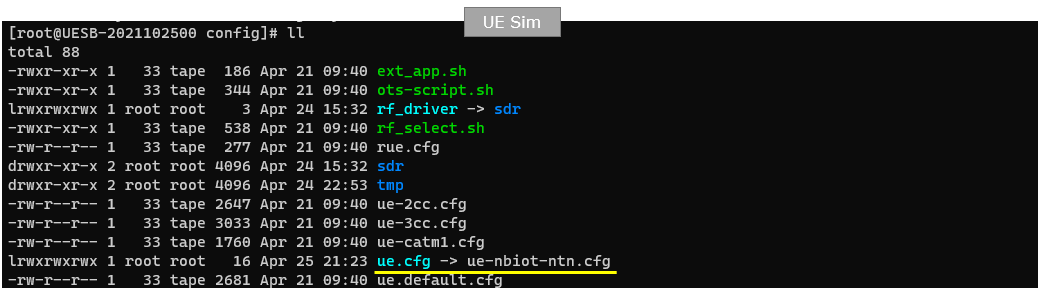 LTE NB NTN Test 1 Config 03