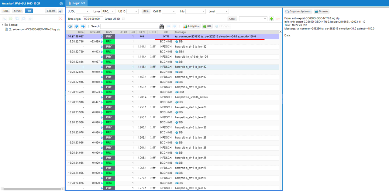 LTE NB NTN Test 3 Log 08