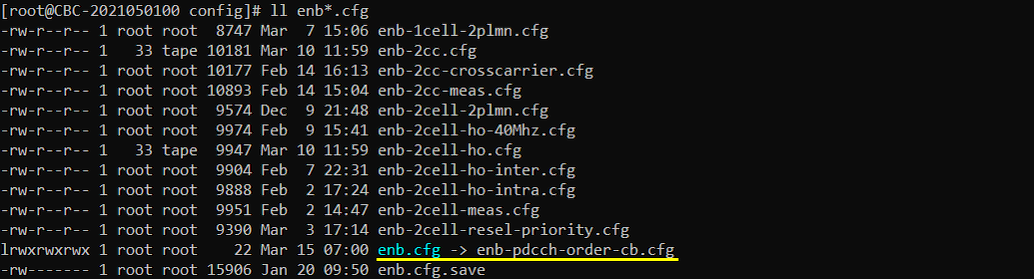 LTE PDCCH Order Test 1 Config 01