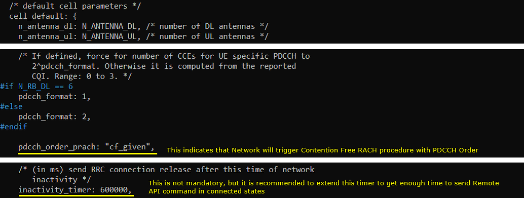 LTE PDCCH Order Test 2 Config 03