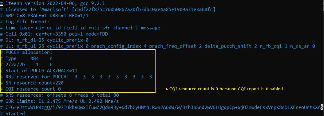 LTE PUCCH Test 1 Log 01