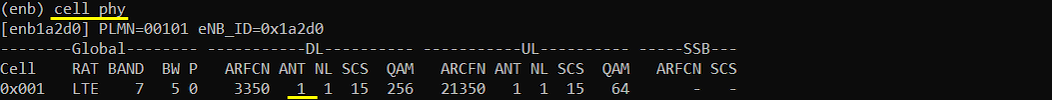 LTE PUCCH Test 1 Run 01