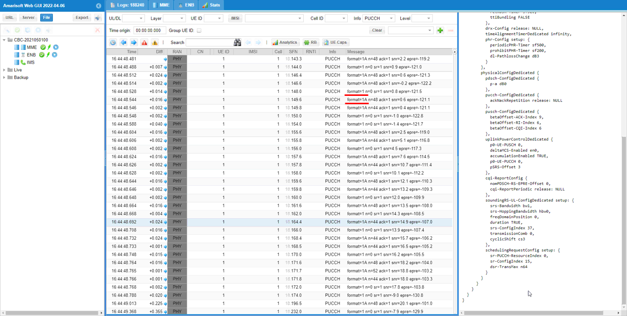 LTE PUCCH Test 2 Log 05