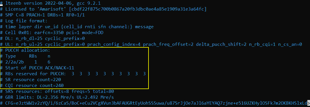 LTE PUCCH Test 5 Log 01