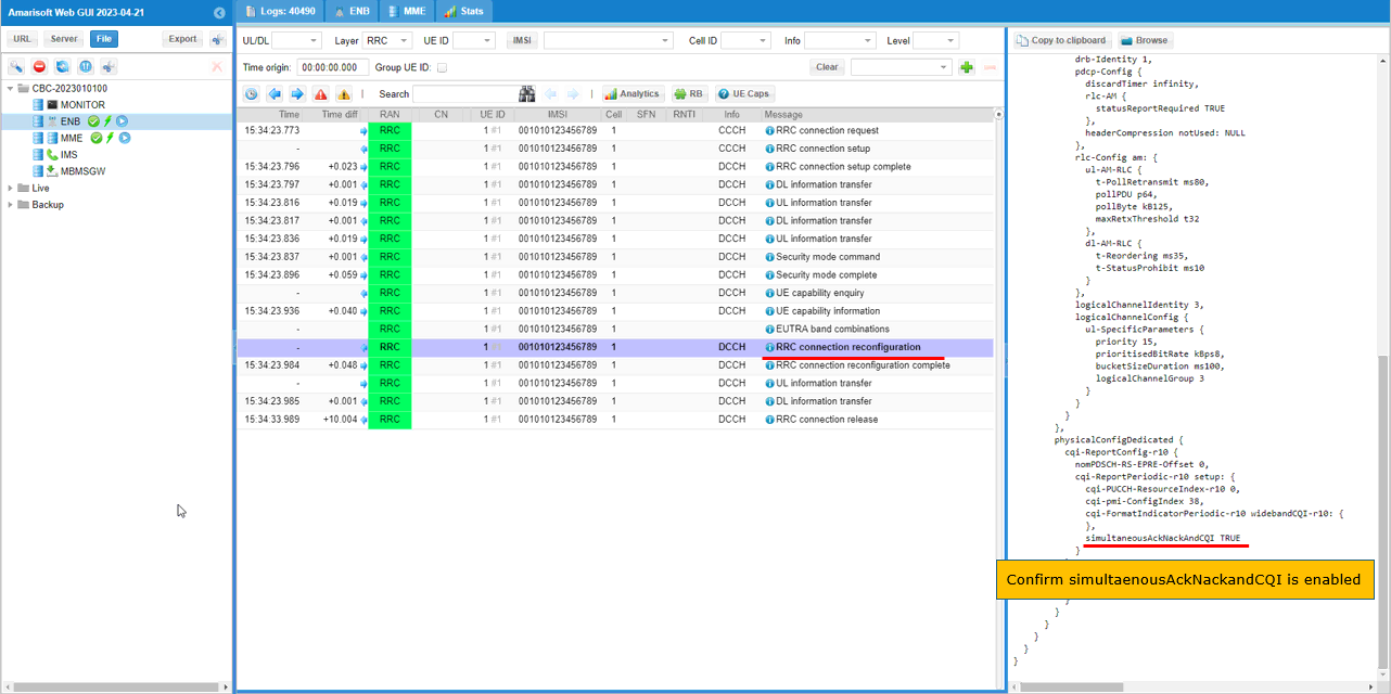 LTE PUCCH Test 6 Log 03