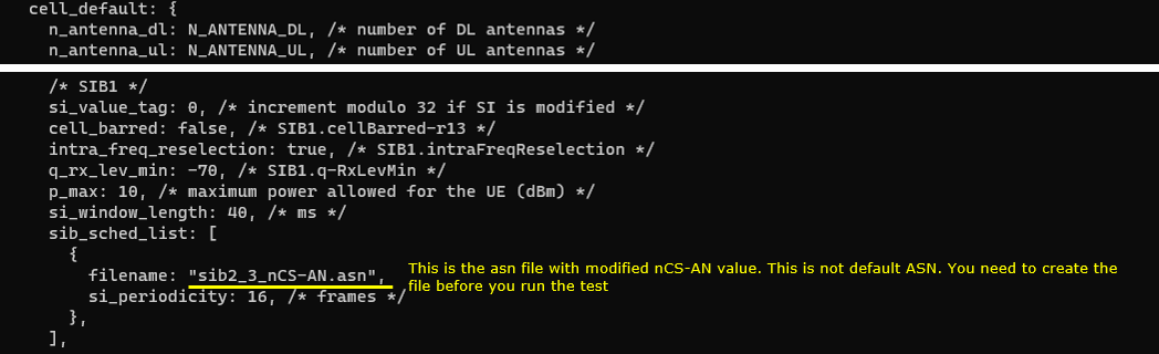 LTE PUCCH Test 7 Config 05