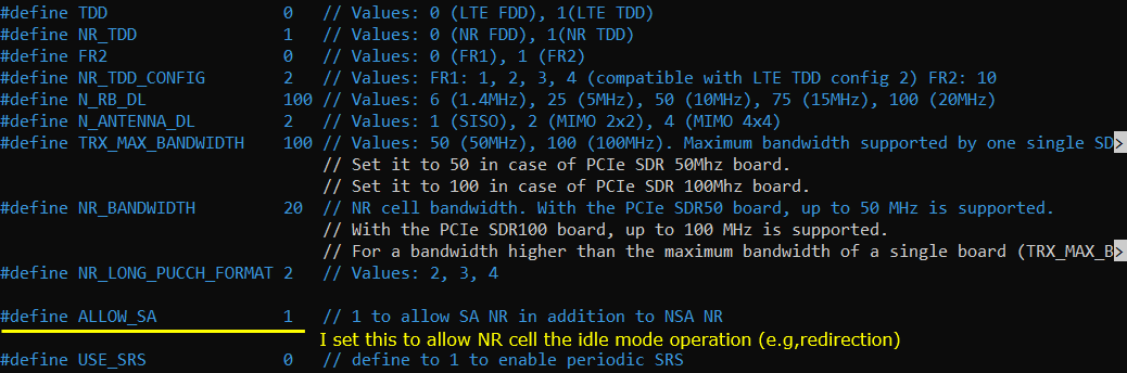 LTE Redir L N Config 03