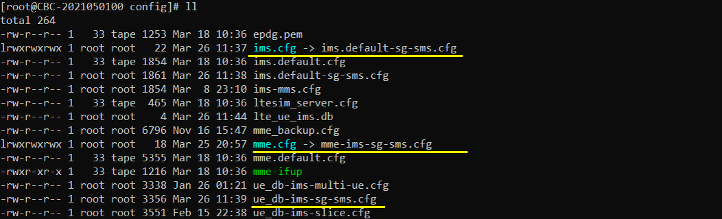 LTE SG SMS Test 2 Config 02