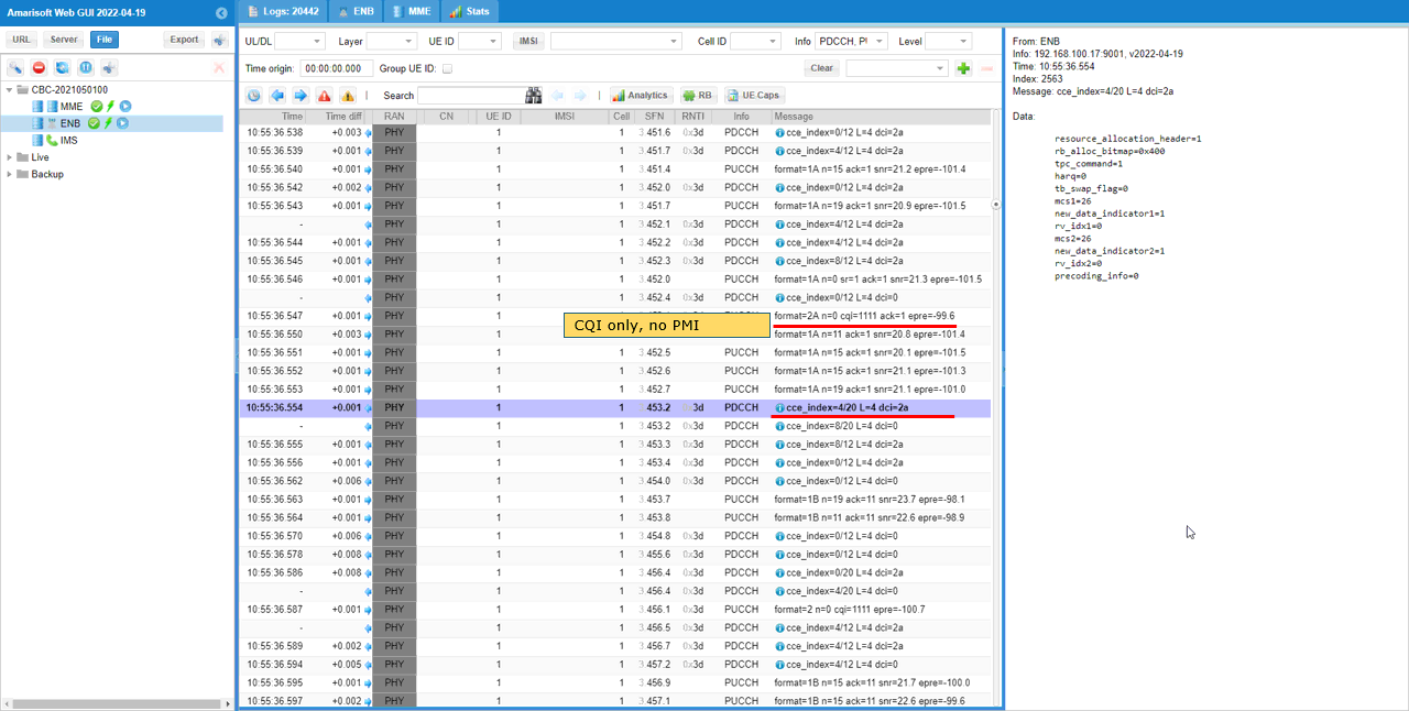 LTE TM Test 1 Log 03