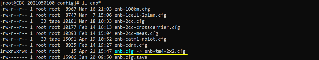 LTE TM Test 2 Config 01