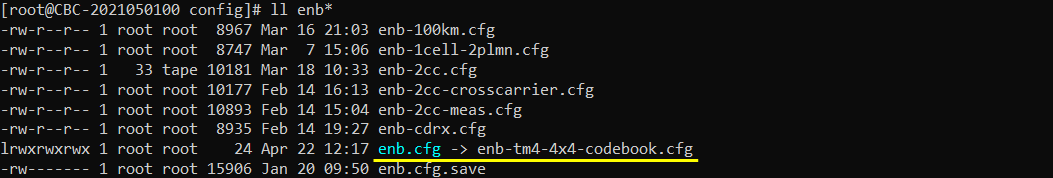 LTE TM Test 5 Config 01