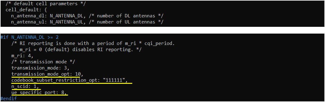 LTE TM Test 8 Config 04