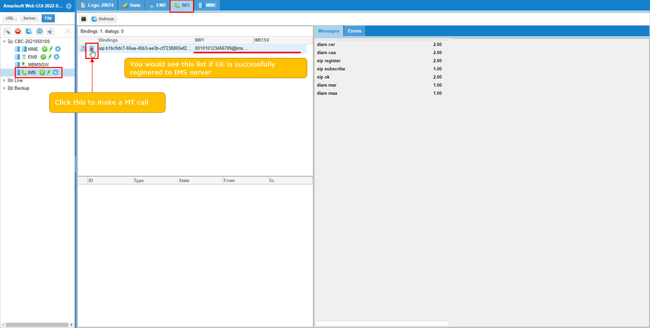 LTE VoLTE Loopback Run Test2 01