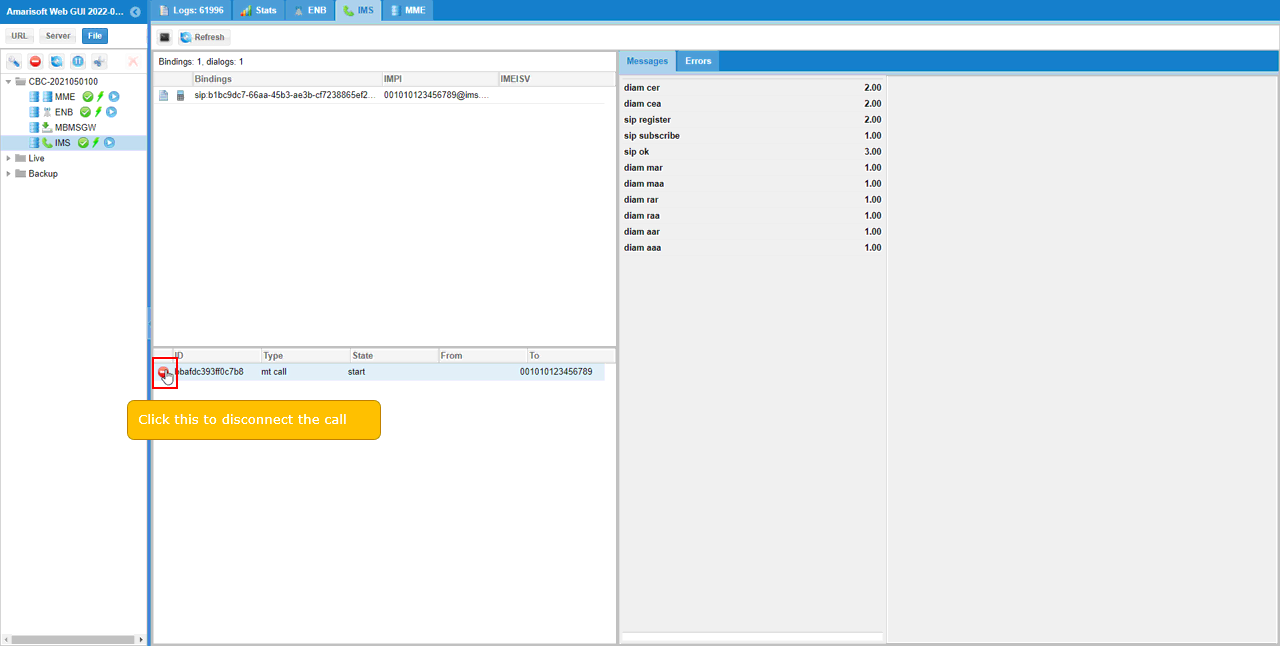 LTE VoLTE Loopback Run Test2 03