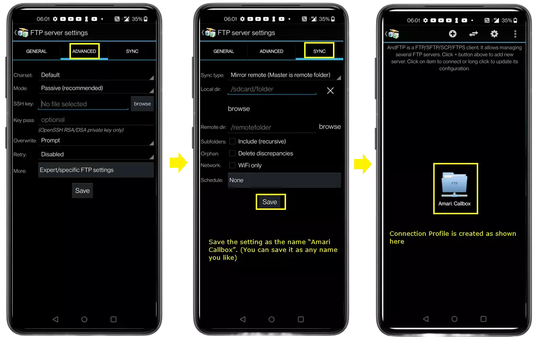 LTE ftp Config ftpClient 02