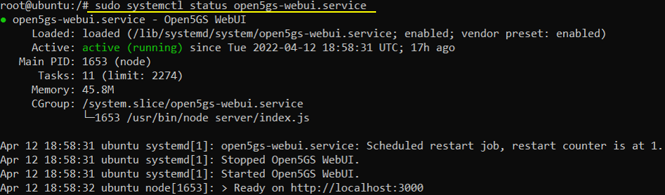 MME Open5GS Configuration Open5GS UserDB 01