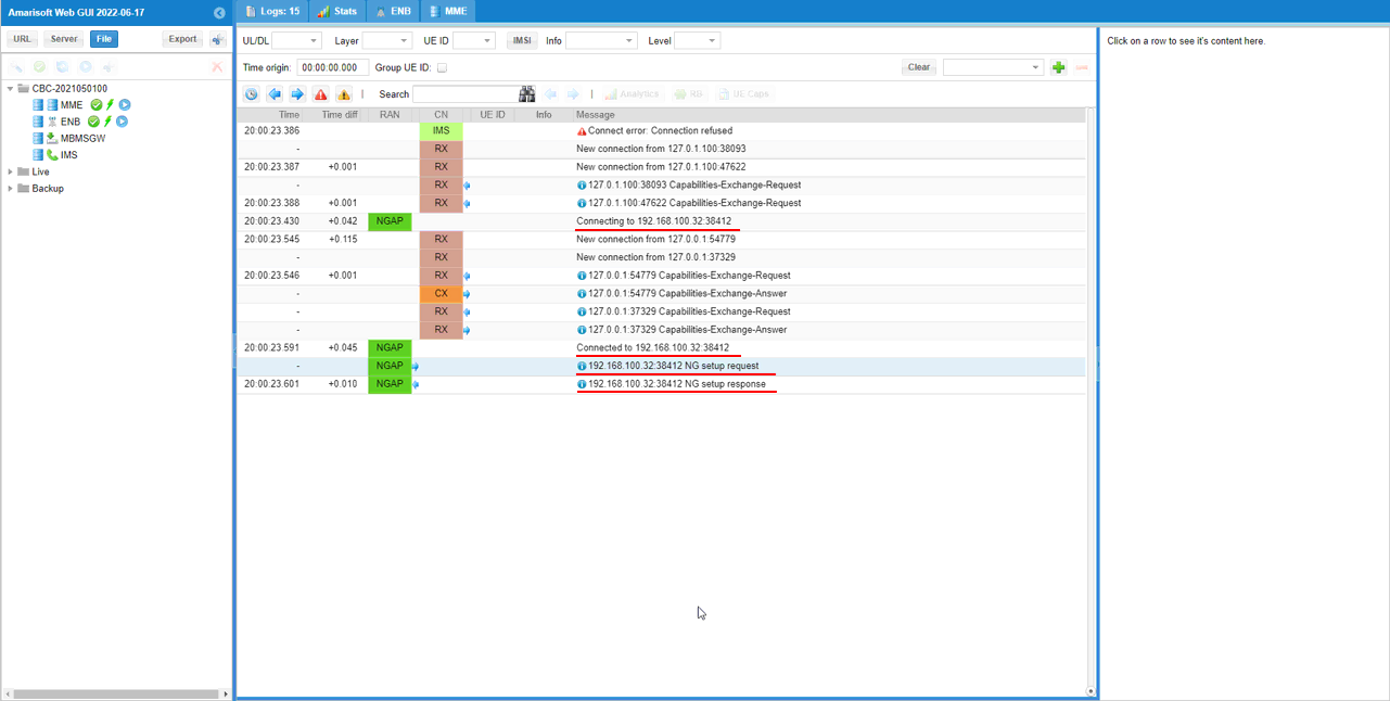 MME Open5GS Test 1 Log 01