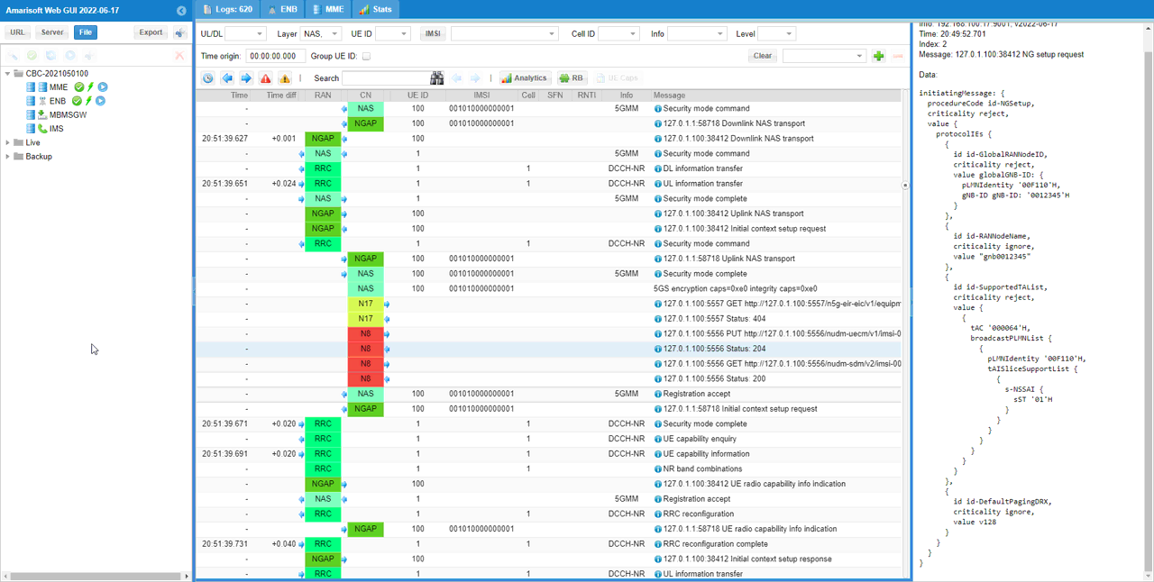 MME Open5GS Test 2 Log 03