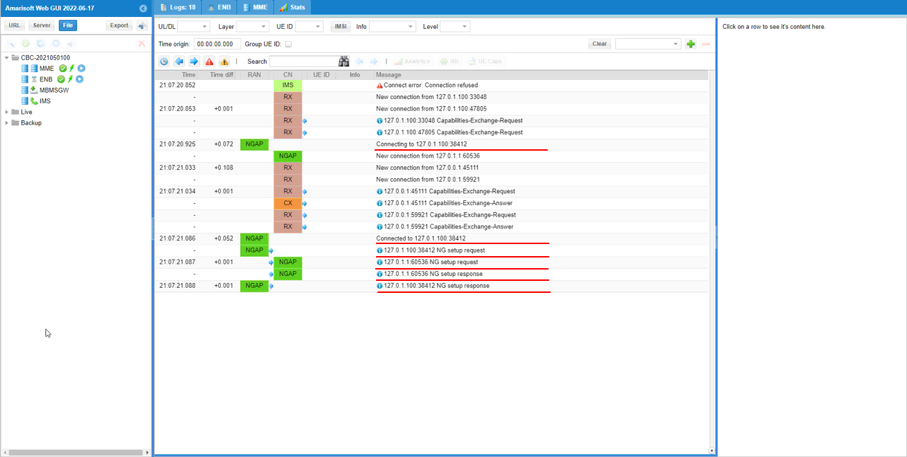 MME Open5GS Test 3 Log 01