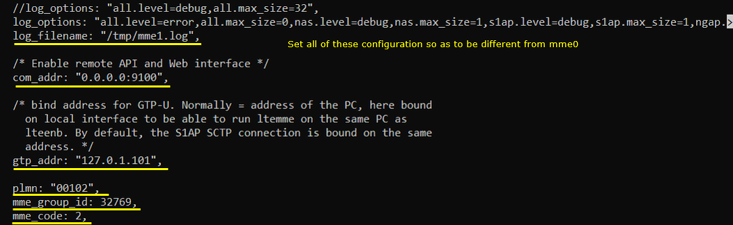 MultipleENB Configuration MME1 01