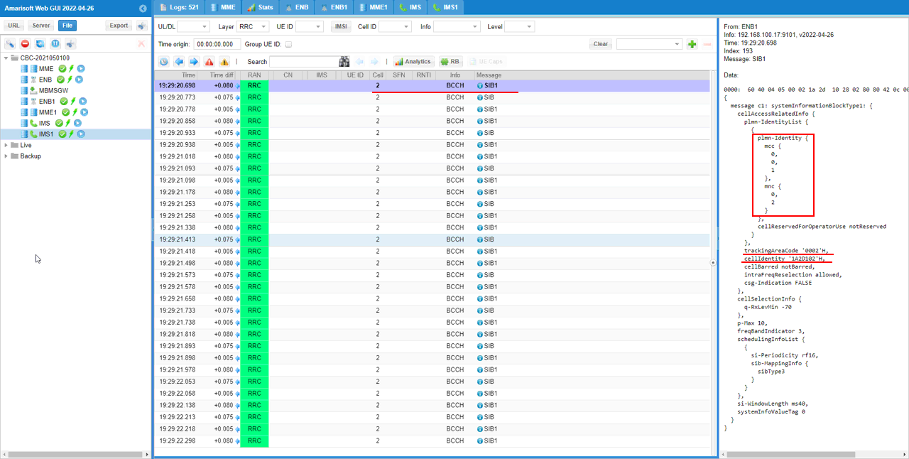 MultipleENB Log 08