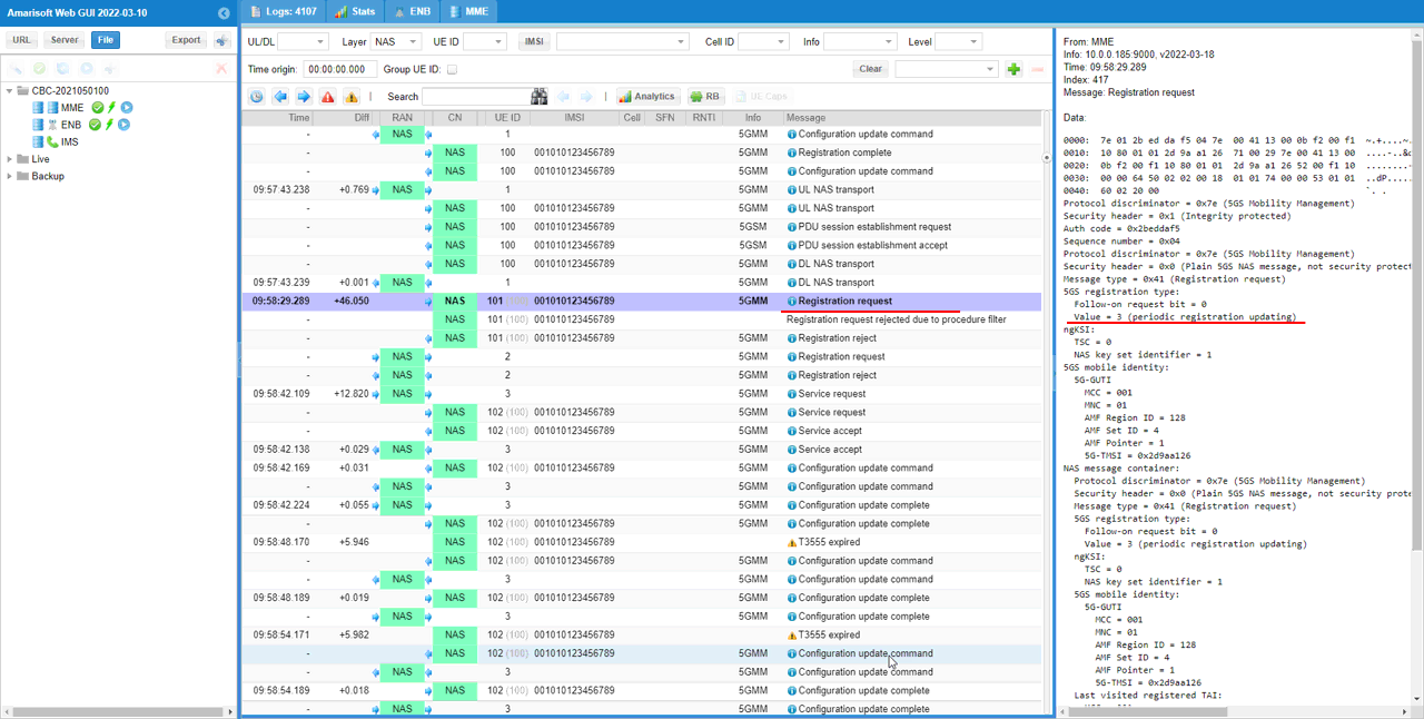 NAS Reject Test 3 Run 05