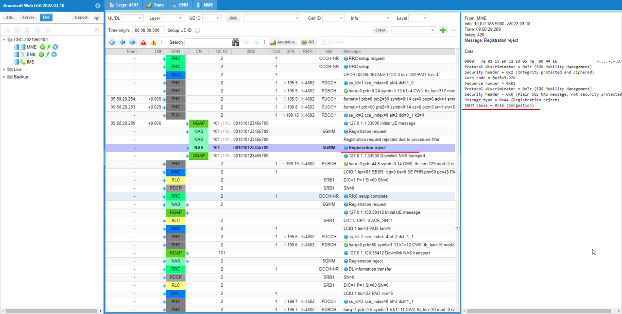 NAS Reject Test 3 Run 06