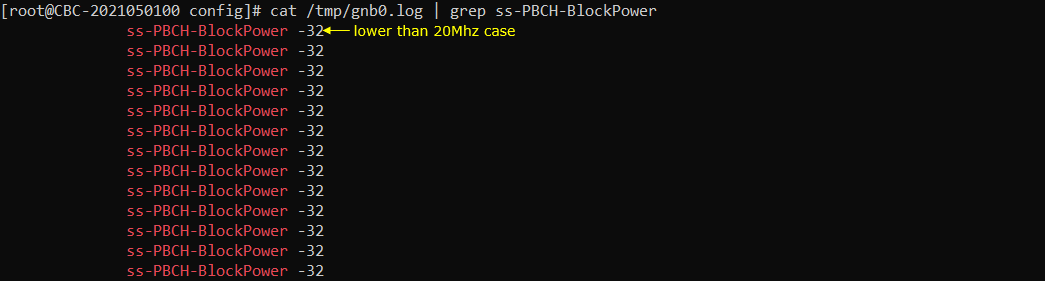 NR 1Band 2sdr Test1 Run 05