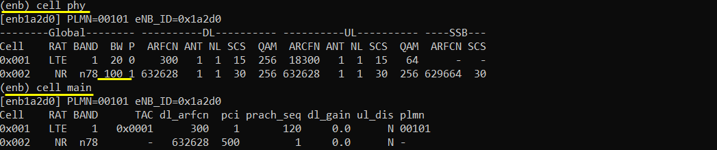 NR 1Band 2sdr Test2 Run 01