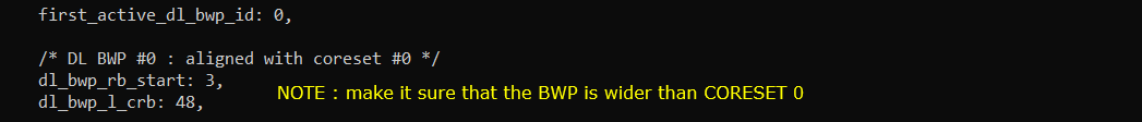 NR BWP Test1 Configuration 04