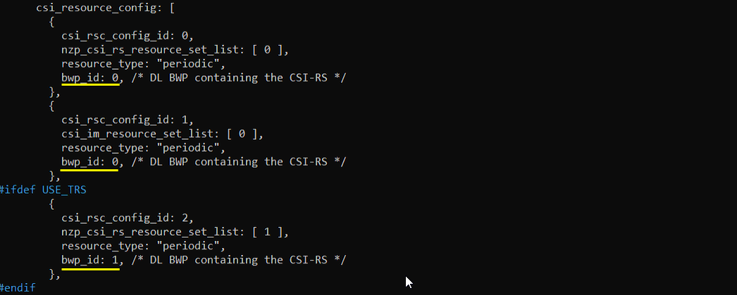 NR BWP Test1 Configuration 09