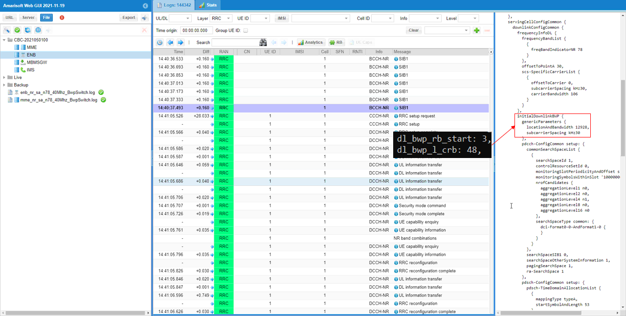 NR BWP Test1 Log 01