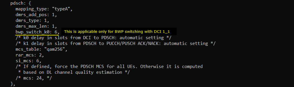 NR BWP Test3 Config 01