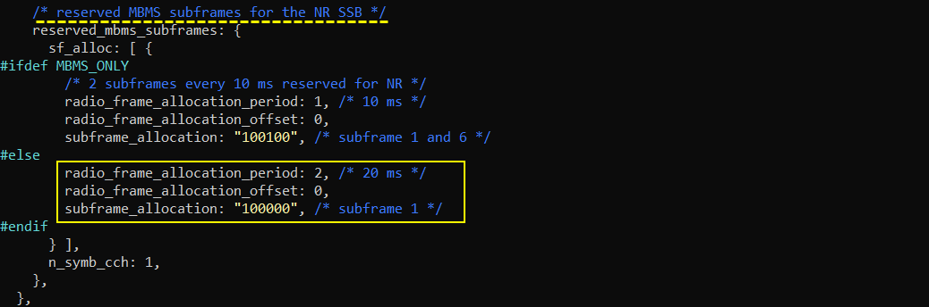 NR DSS Config 12