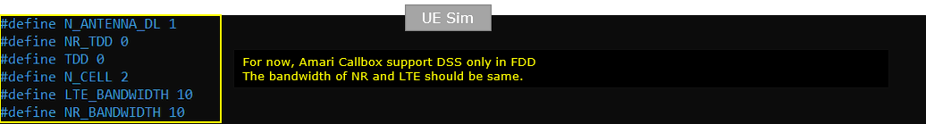 NR DSS Config 18