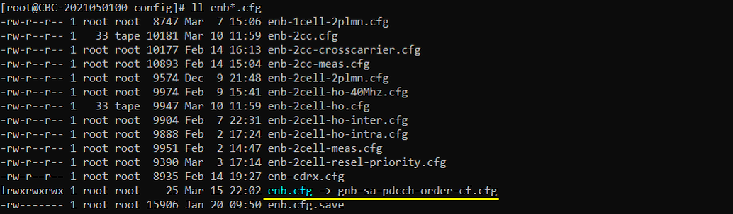 NR PDCCH Order Test 2 Config 01