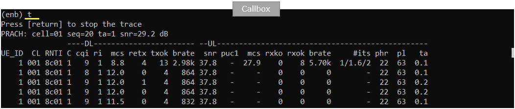 NR SA 2step RACH Test 1 Run 03