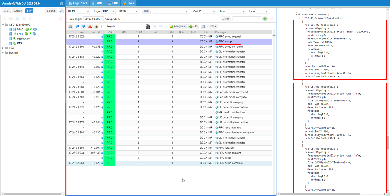 NR SA CSI ReferenceConfig Log 02