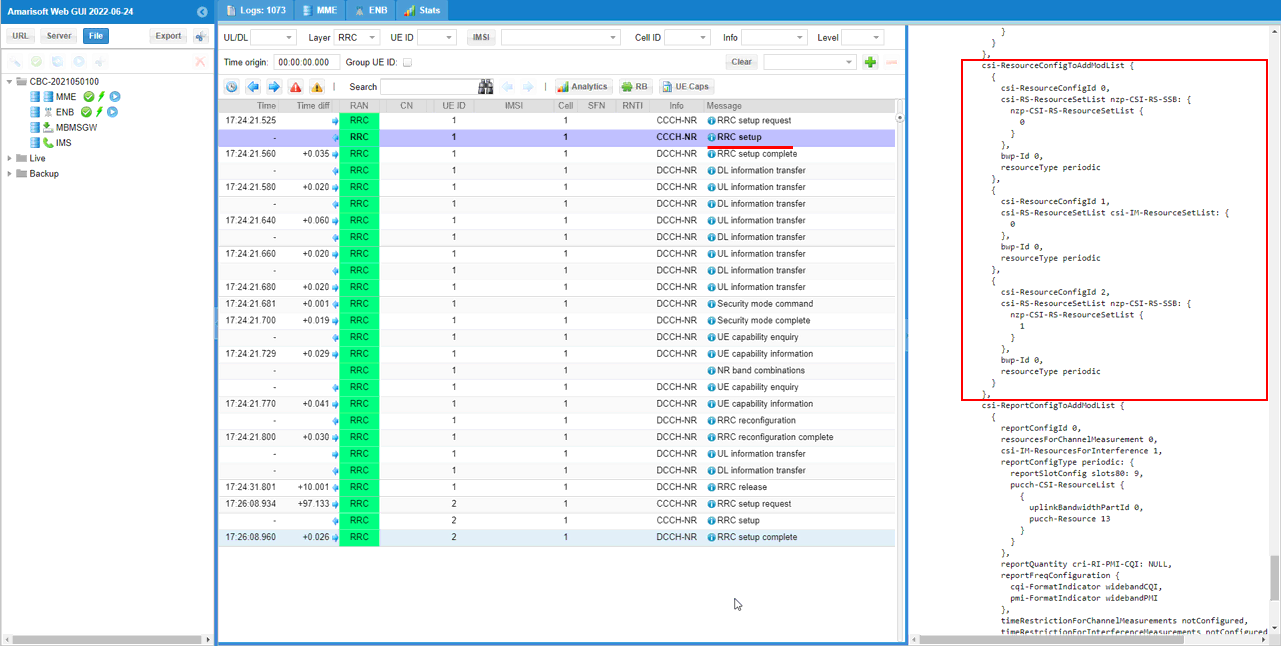 NR SA CSI ReferenceConfig Log 05