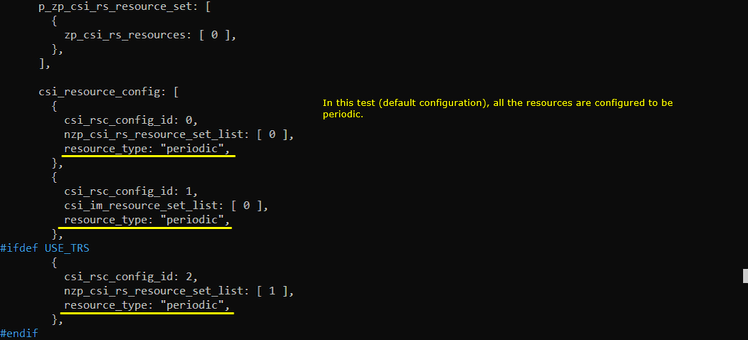 NR SA CSI Test 1 Config 10