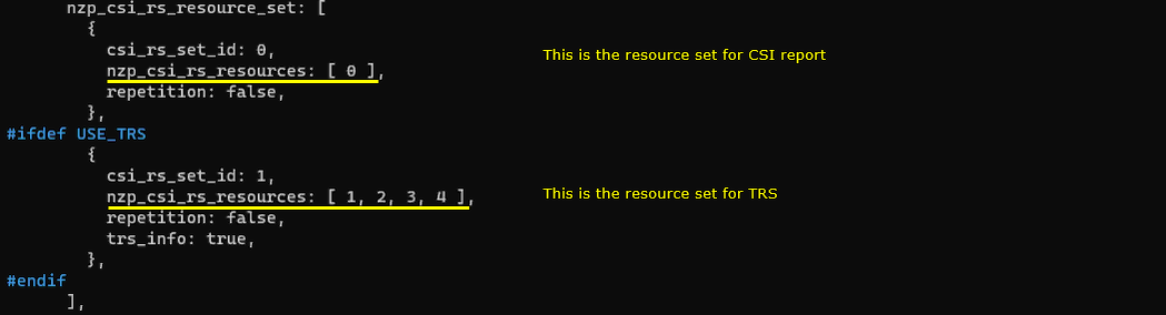 NR SA CSI Test 1 Config 11